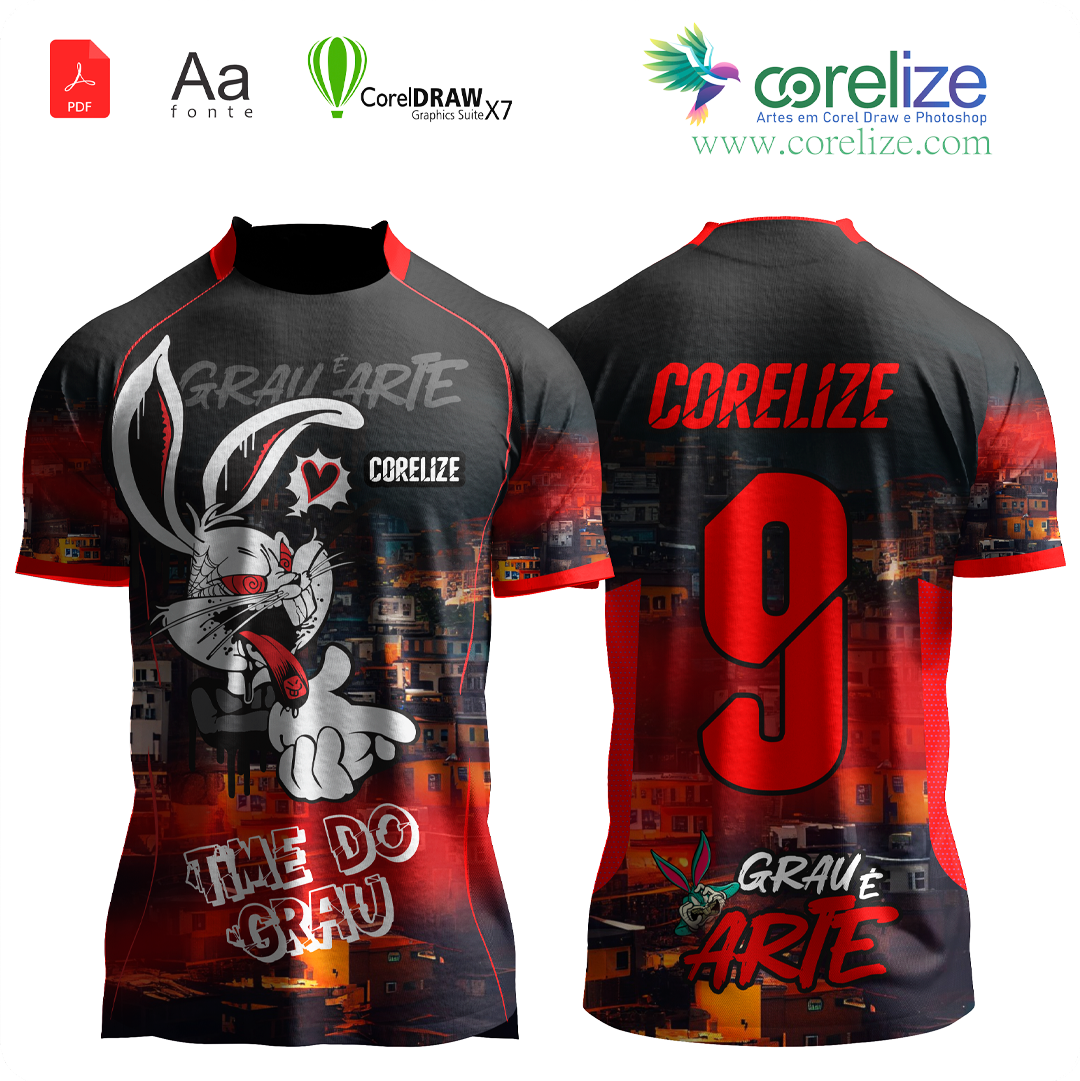 Arte Time do Grau para sublimação de camiseta